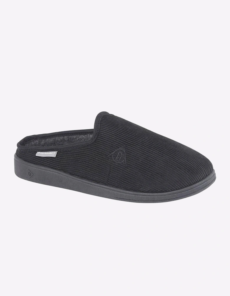 Dunlop Ted Mens Slippers Black