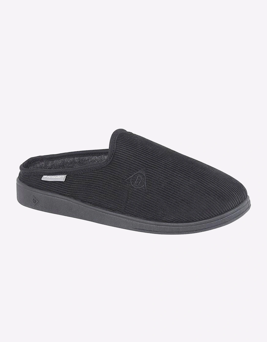Dunlop Ted Mens Slippers Black