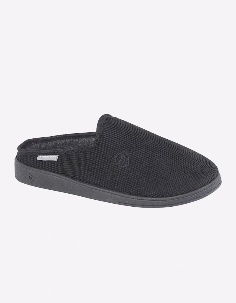 Dunlop Ted Mens Slippers Black