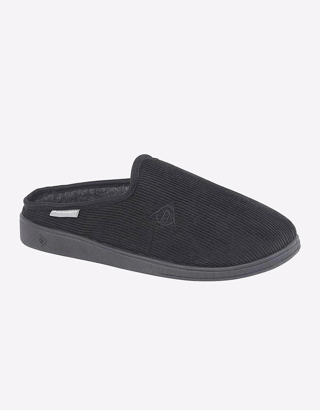 Dunlop Ted Mens Slippers Black