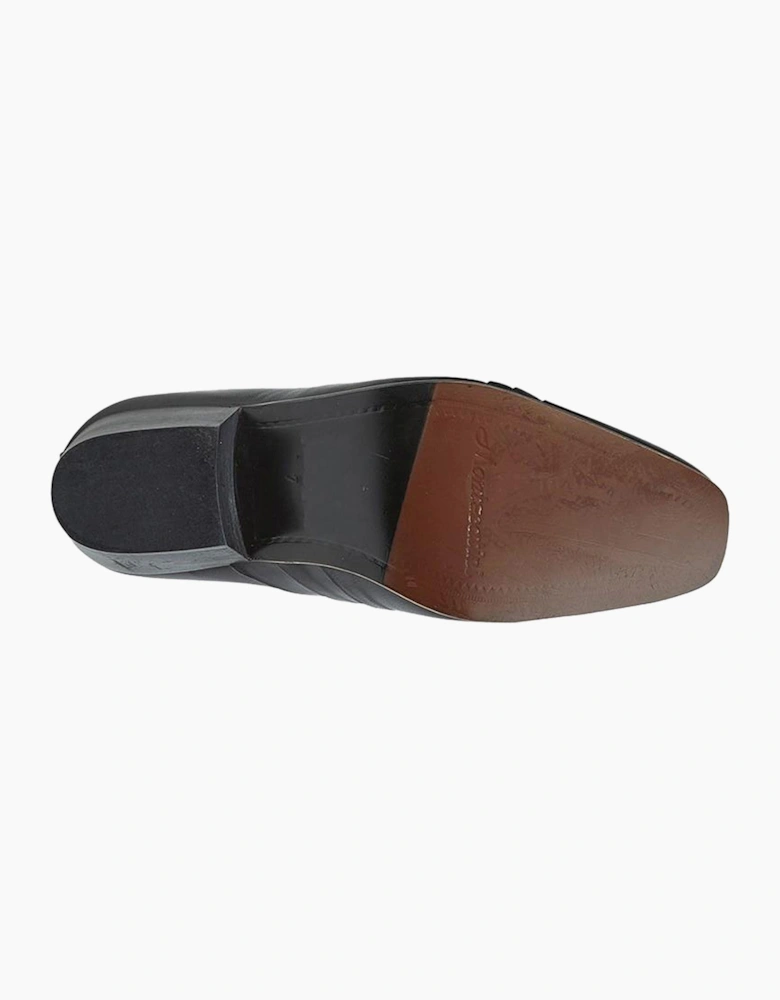 Montecatini Vincenza Leather Womens Shoes Black