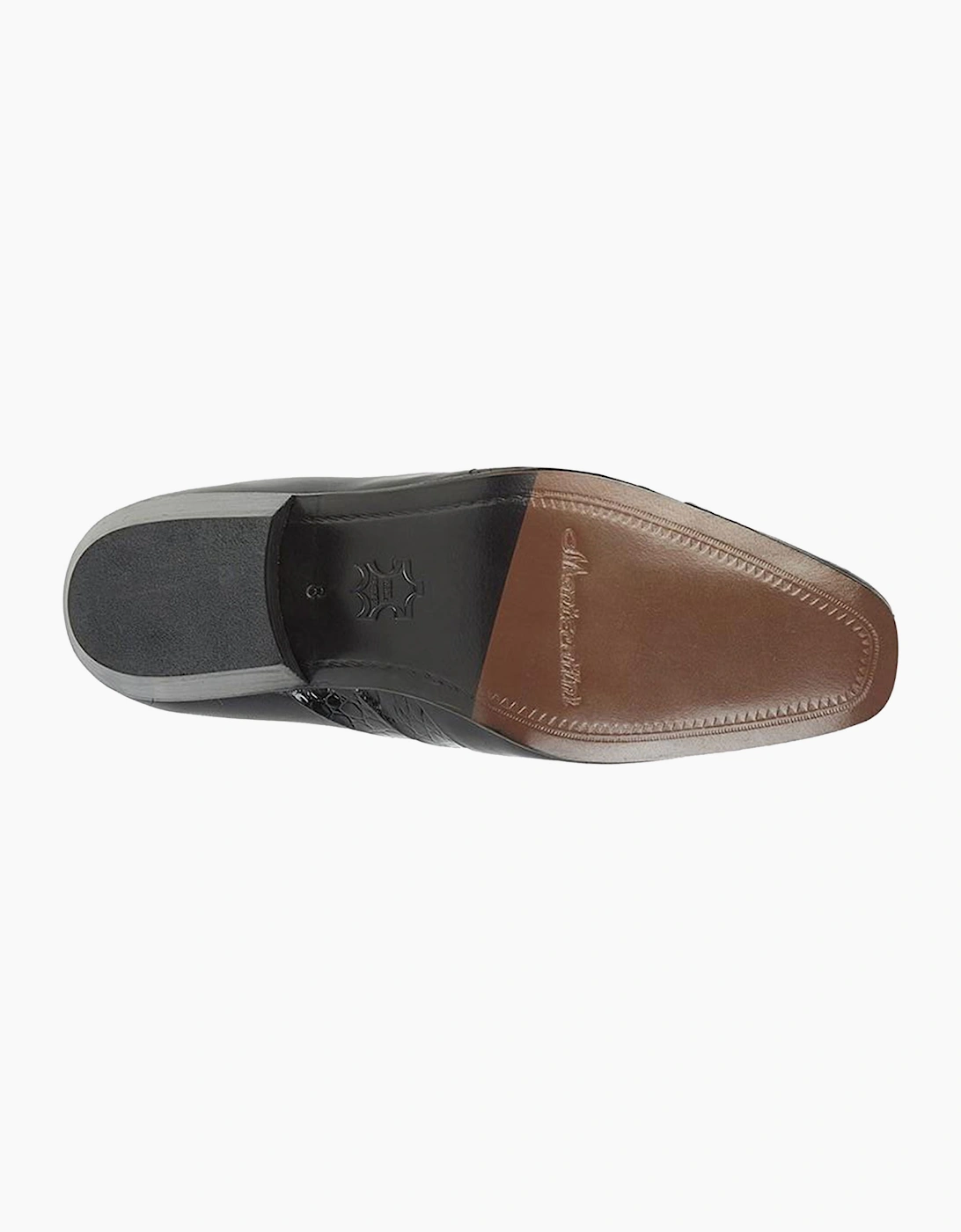 Montecatini Leather Shoe Mens Black/Reptile