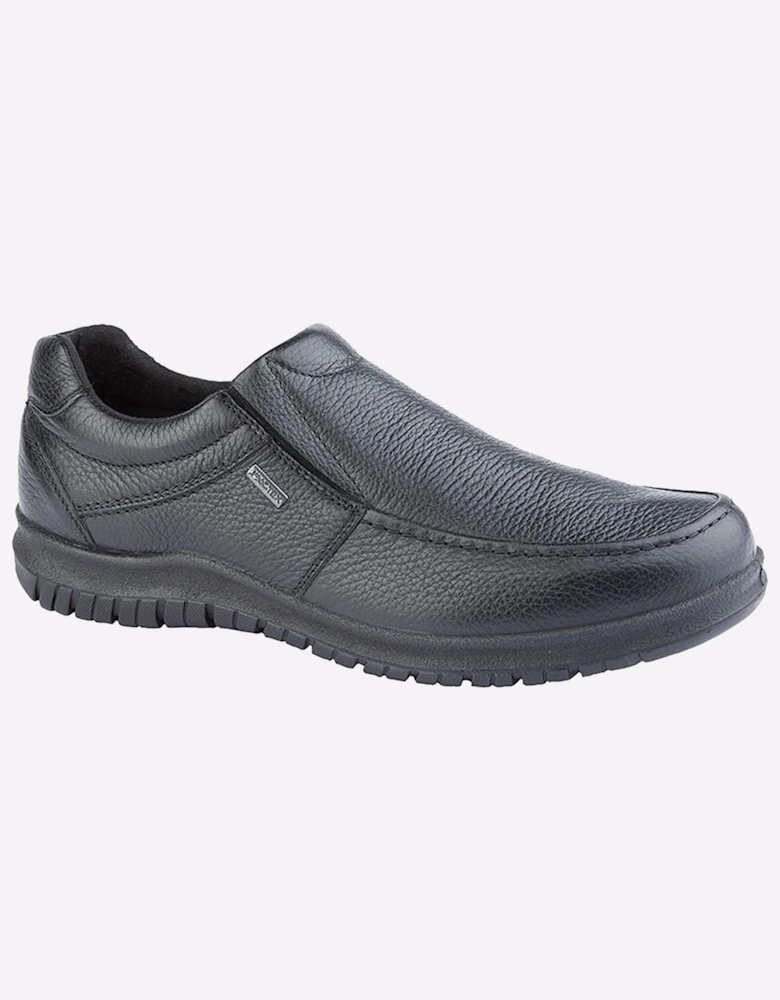 Imac Denman Waterproof Leather Shoes Mens Black
