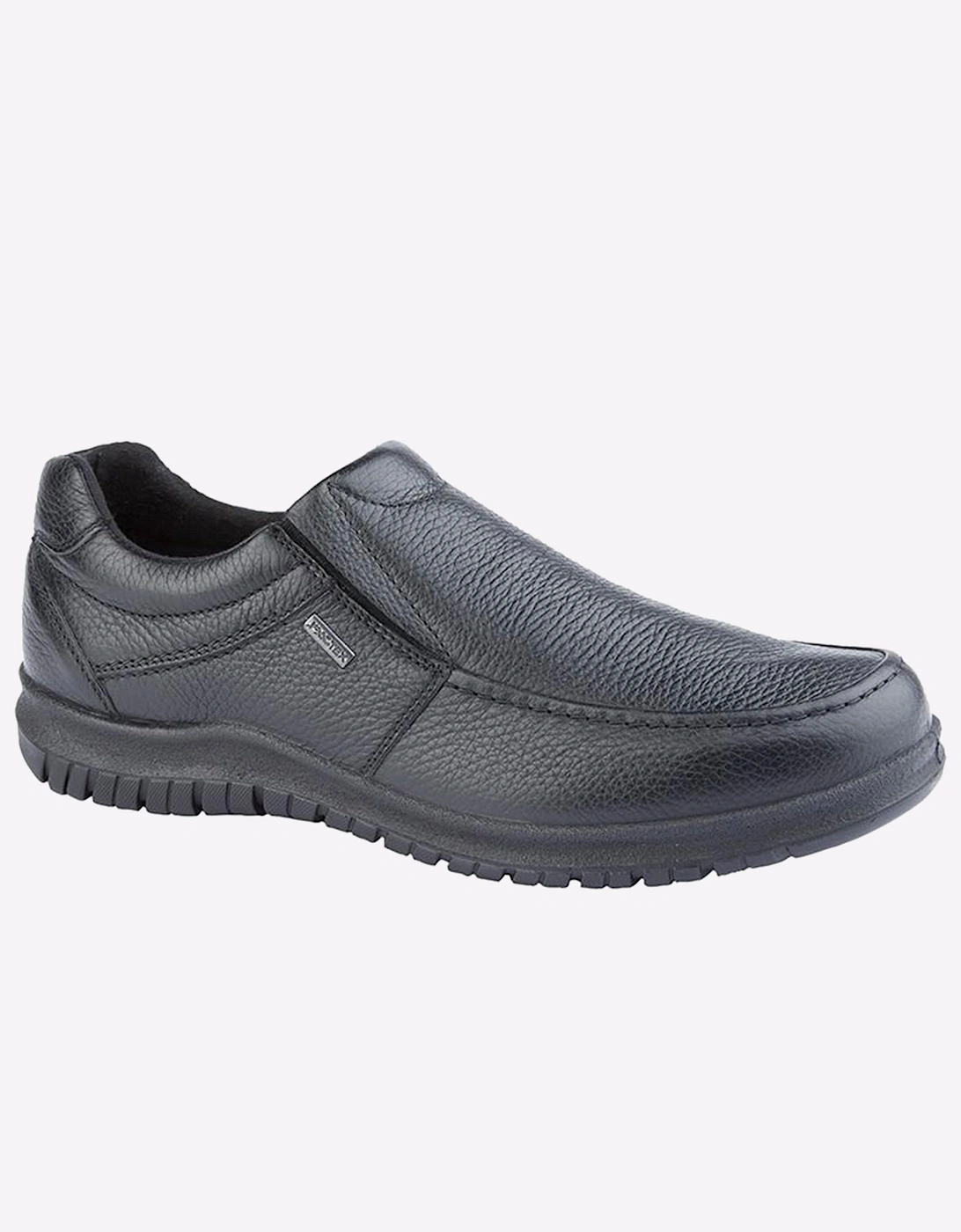 Imac Denman Waterproof Leather Shoes Mens Black