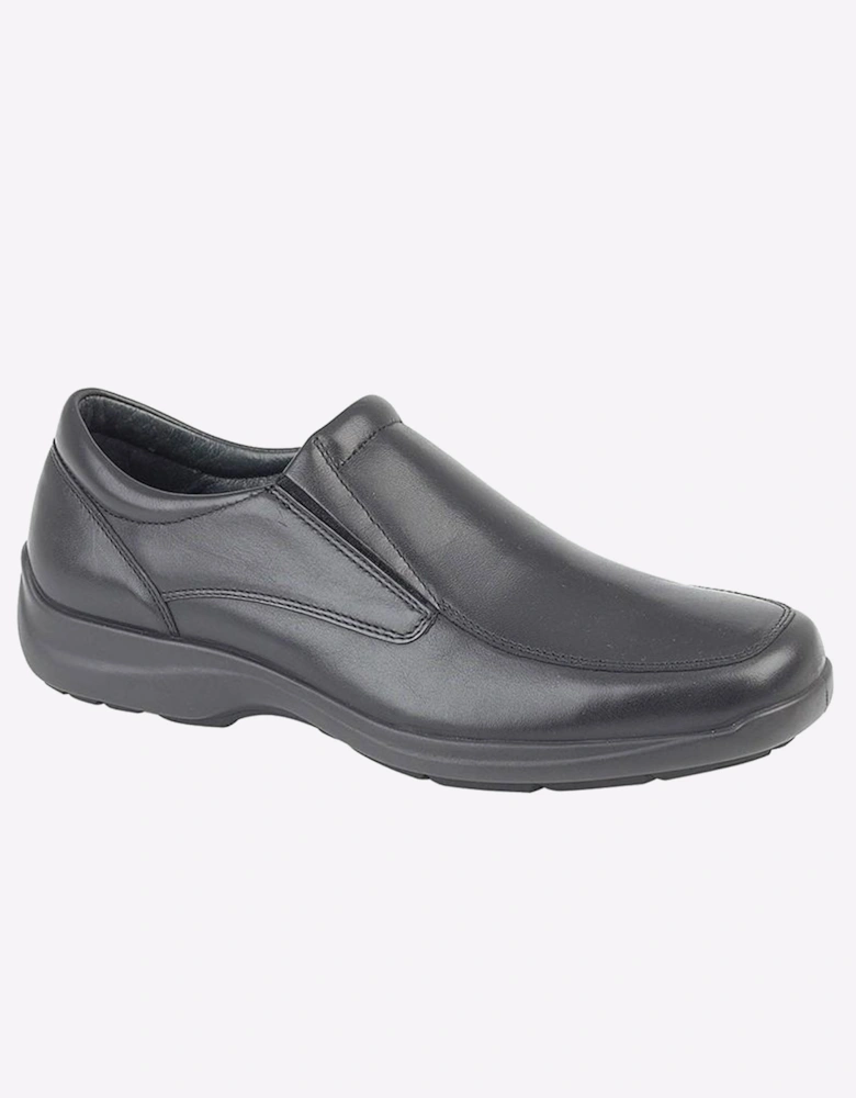 Imac Blayney Leather Mens Shoes Black