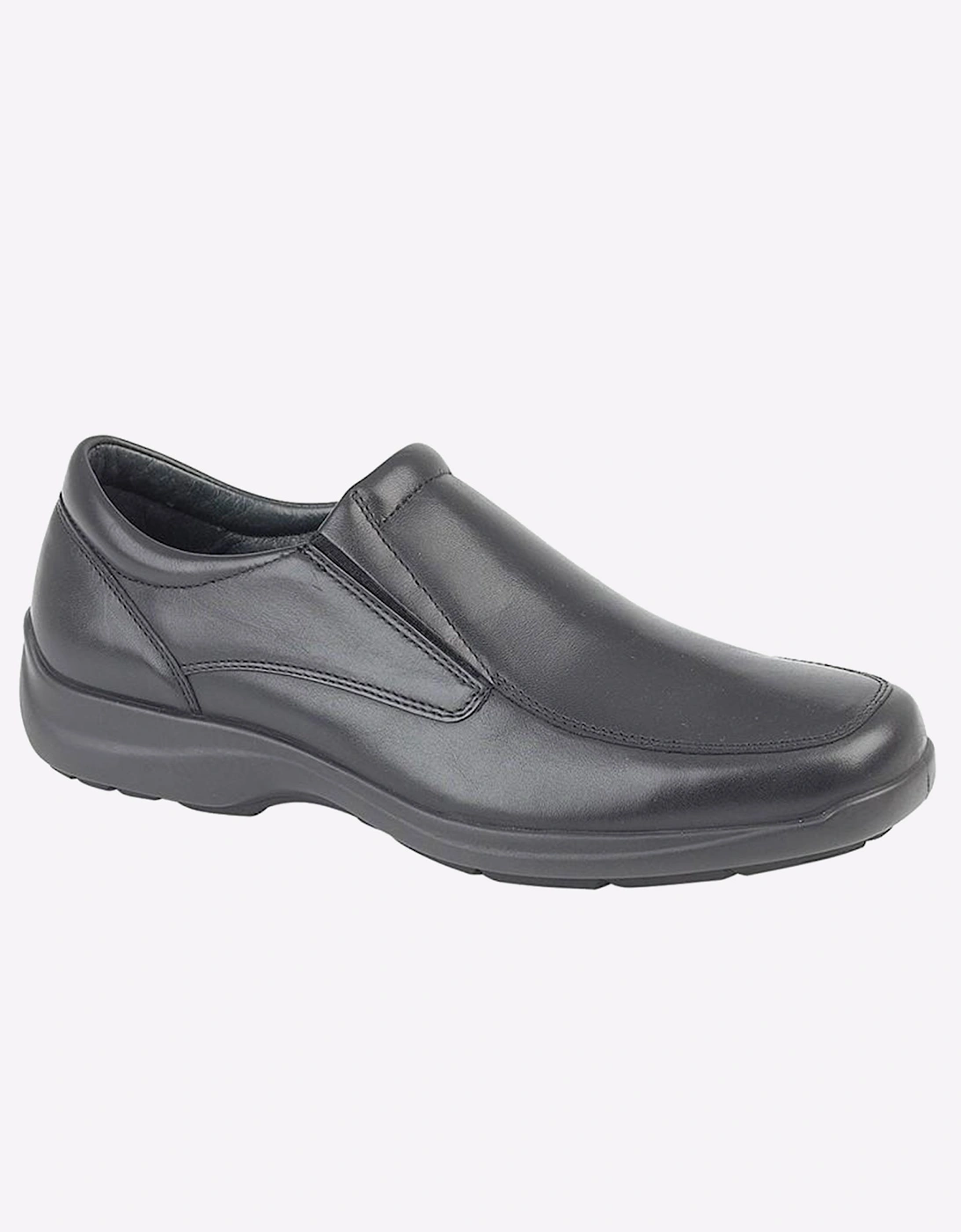 Imac Blayney Leather Mens Shoes Black