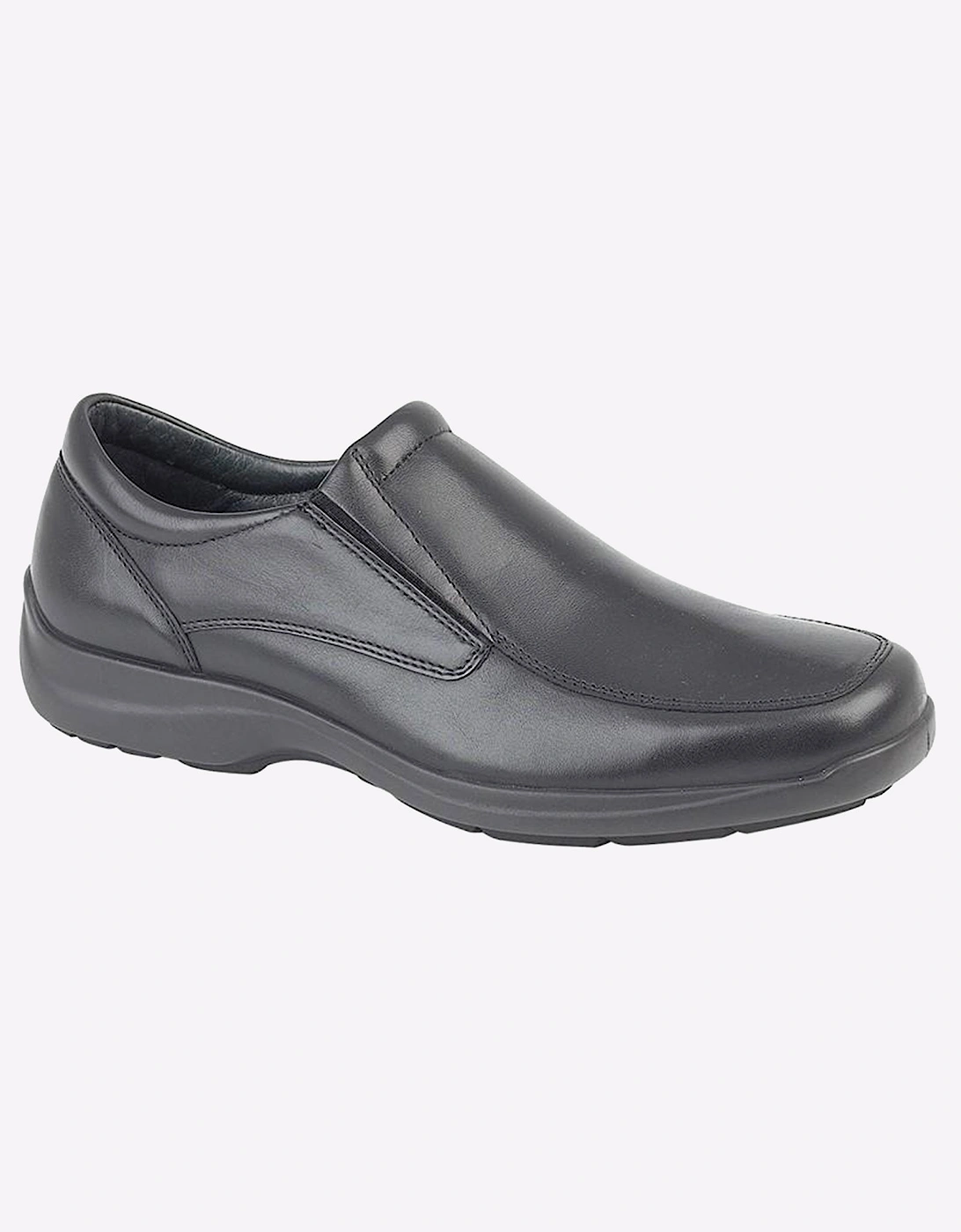 Imac Blayney Leather Mens Shoes Black
