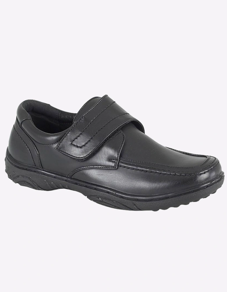 Scimitar Loughton Touch Fastening Casual Shoes Black