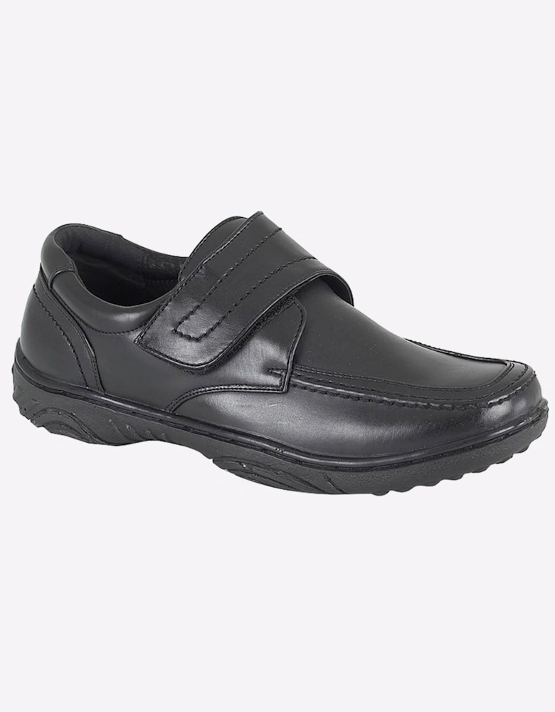 Scimitar Loughton Touch Fastening Casual Shoes Black