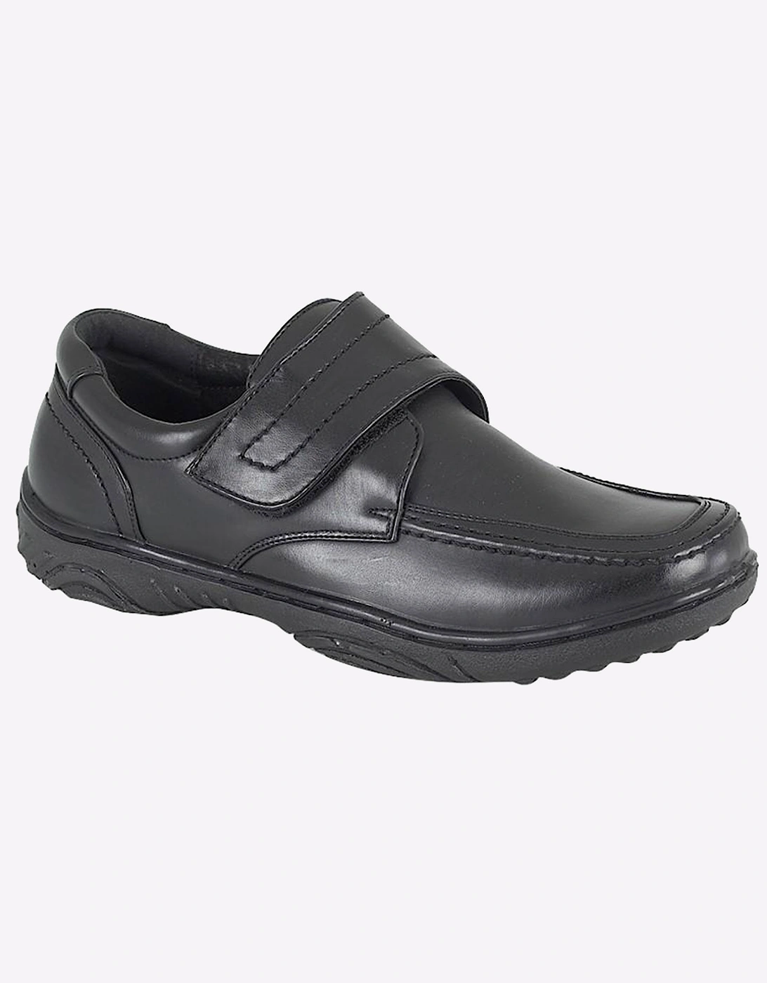 Scimitar Loughton Touch Fastening Casual Shoes Black
