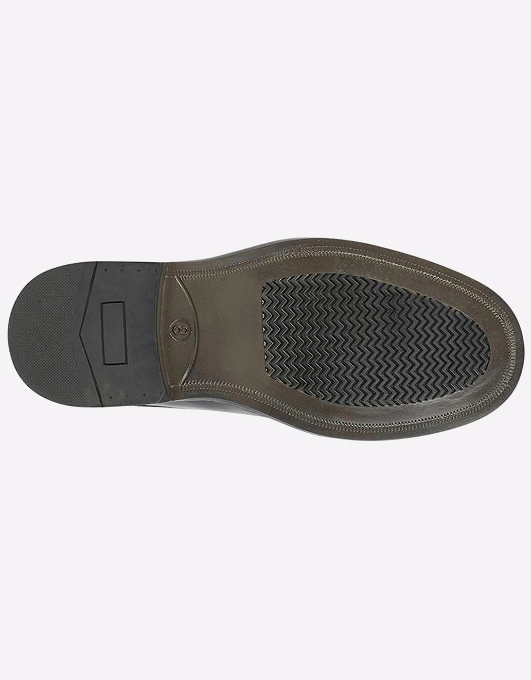 Scimitar Maldon Mens Gibson Shoes Black