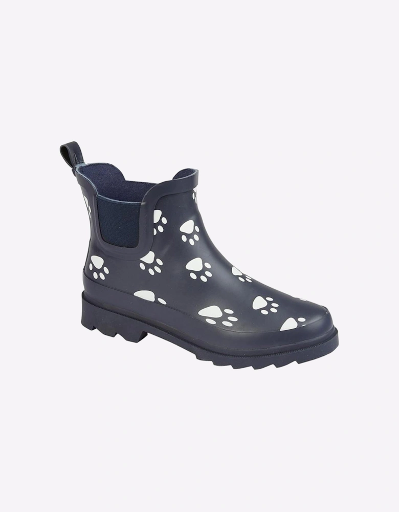 Stormwells Breeze Womens Navy Blue/Paw Print
