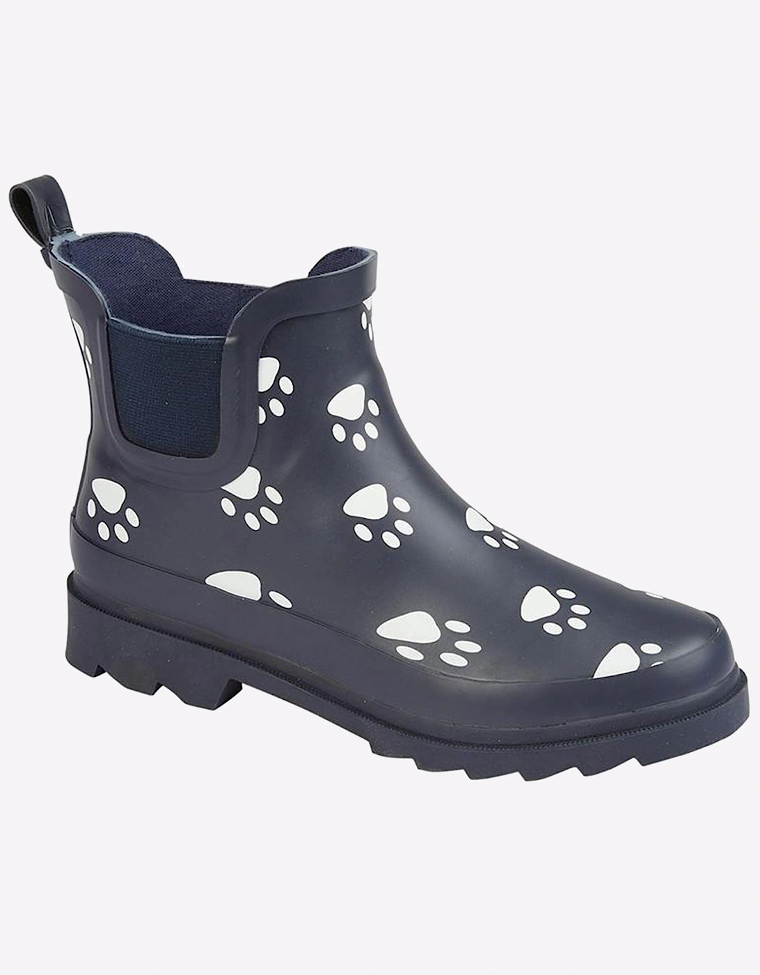 Stormwells Breeze Womens Navy Blue/Paw Print