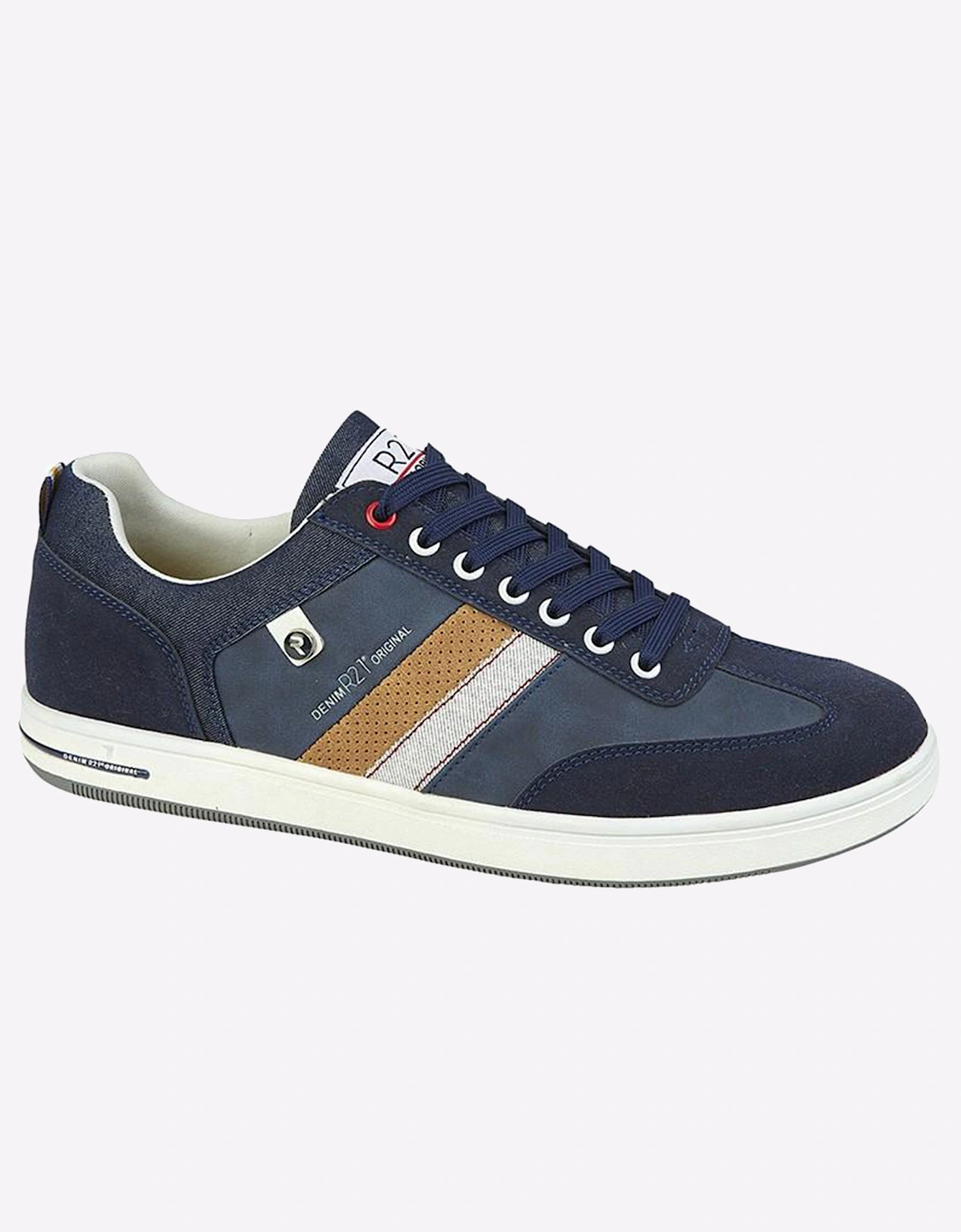 R21 Original Swift Memory Foam Mens Trainers Navy
