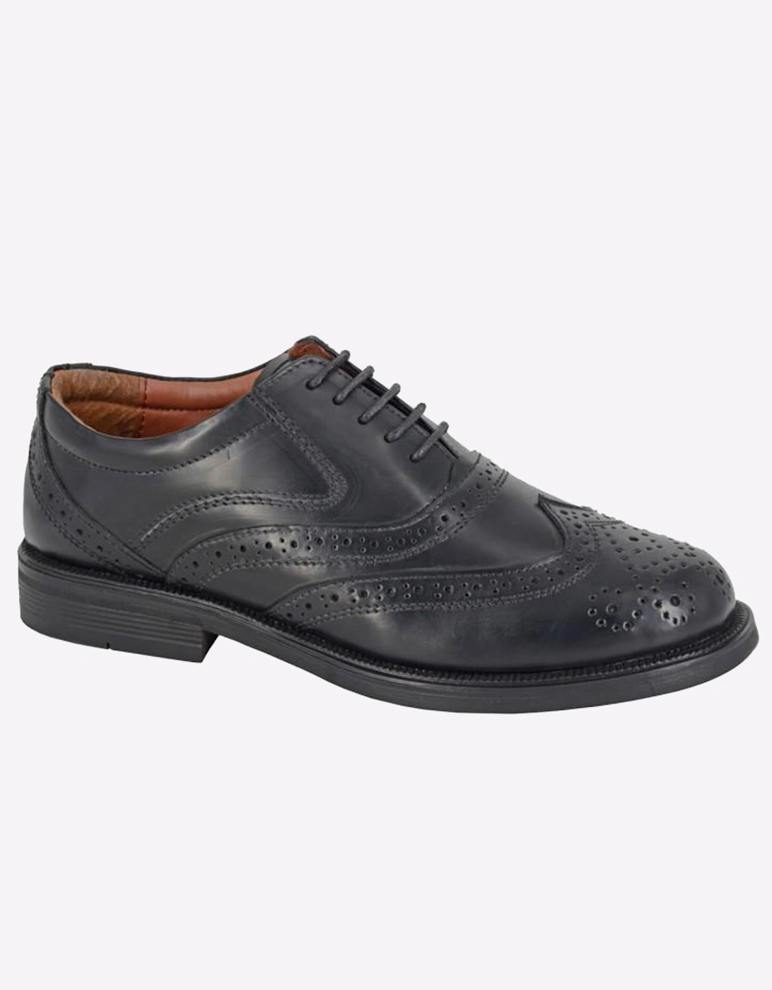 Scimitar Newbury Brogues Mens Black