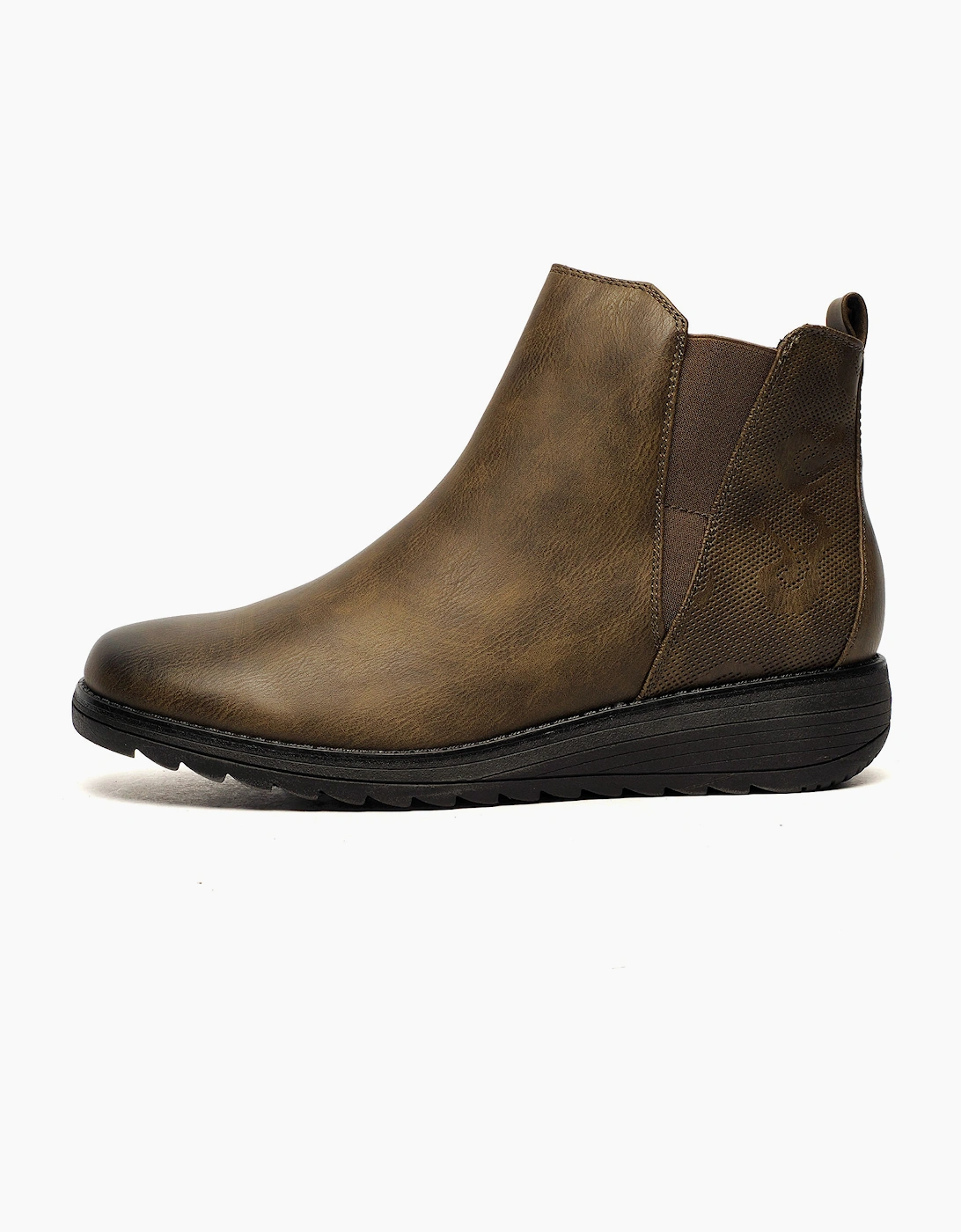Cipriata Debora Memory Foam Ankle Boot Womens Olive