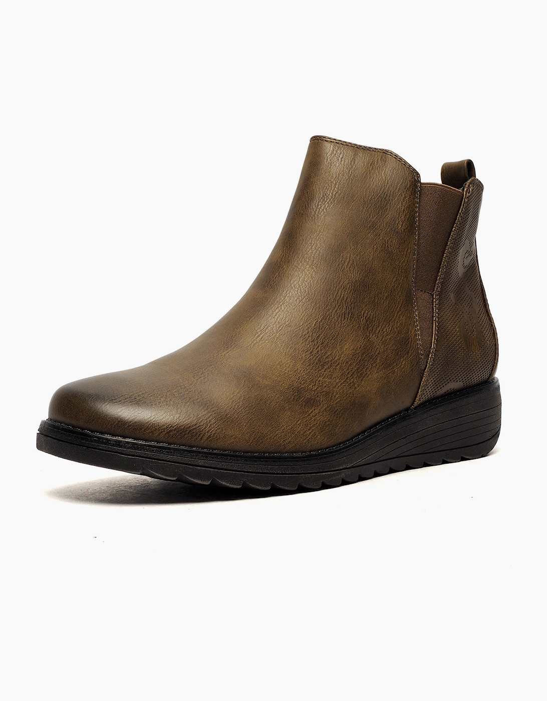 Cipriata Debora Memory Foam Ankle Boot Womens Olive