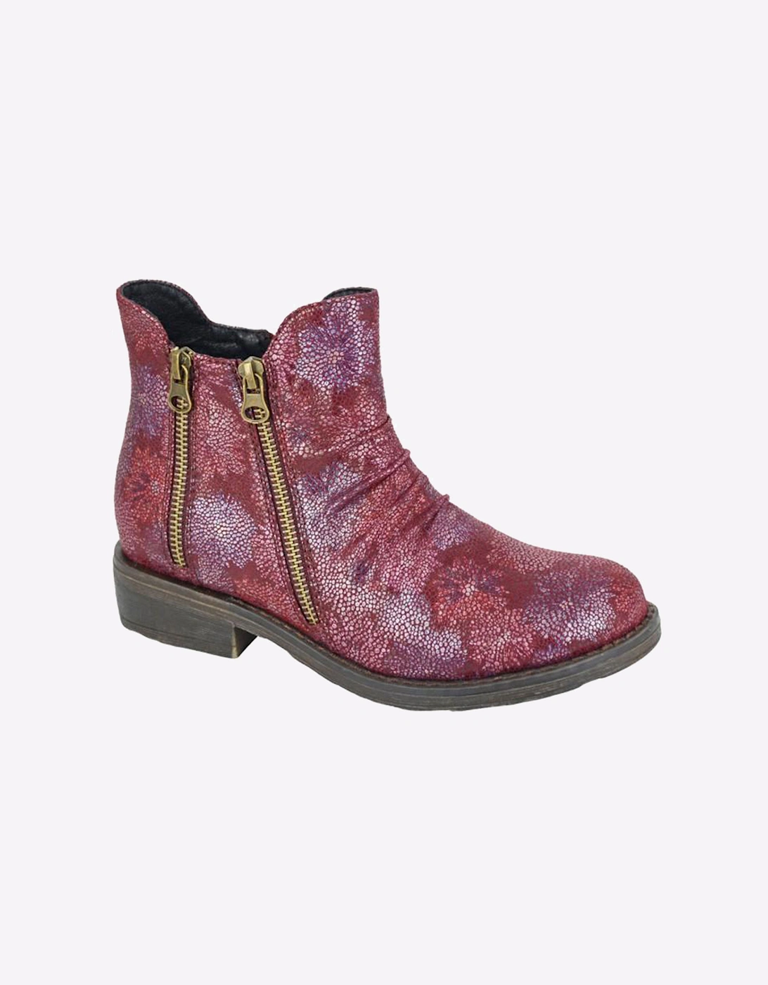 Cipriata Agatina Womens Ankle Boots Burgundy