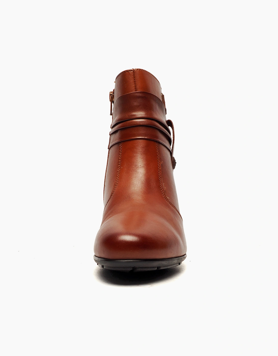 Cipriata Claretta Memory Foam Womens Ankle Boots Tan