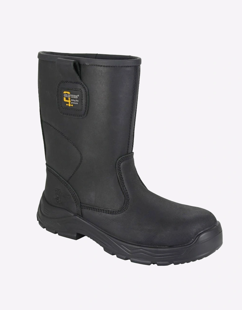 Grafters Miller Safety Rigger Boot Waterproof Mens Black