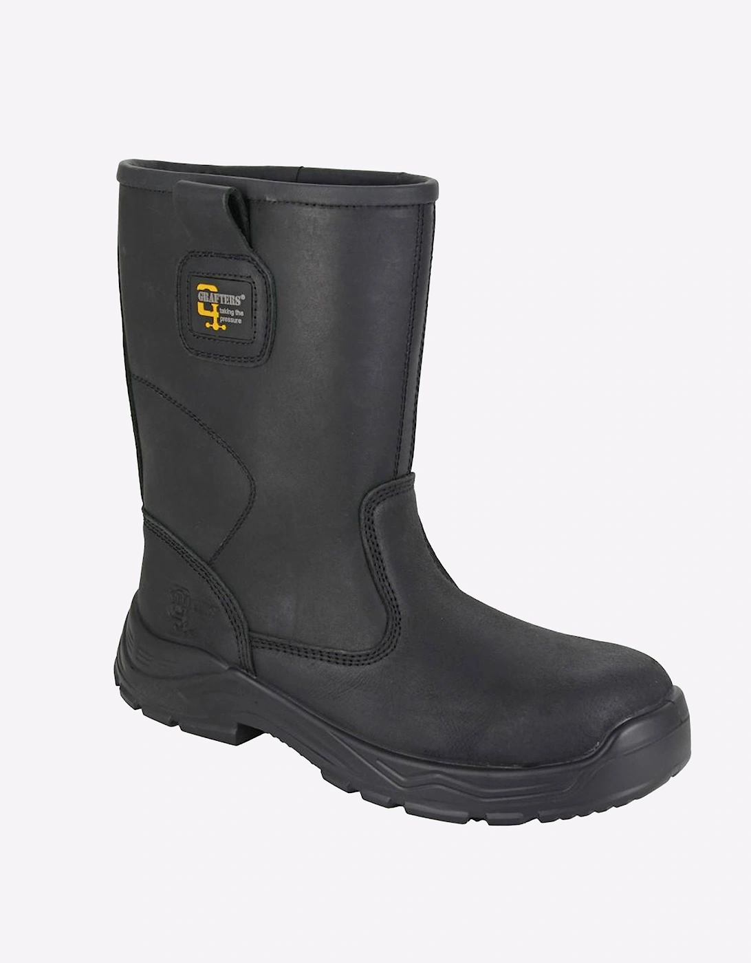 Grafters Miller Safety Rigger Boot Waterproof Mens Black