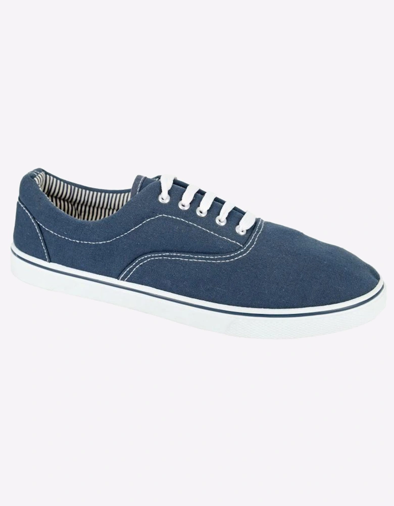 Dek Cayson Mens Plimsols Navy Blue