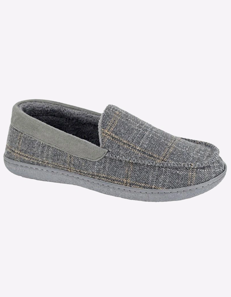 Zedzzz Neville Moccasin Mens Grey