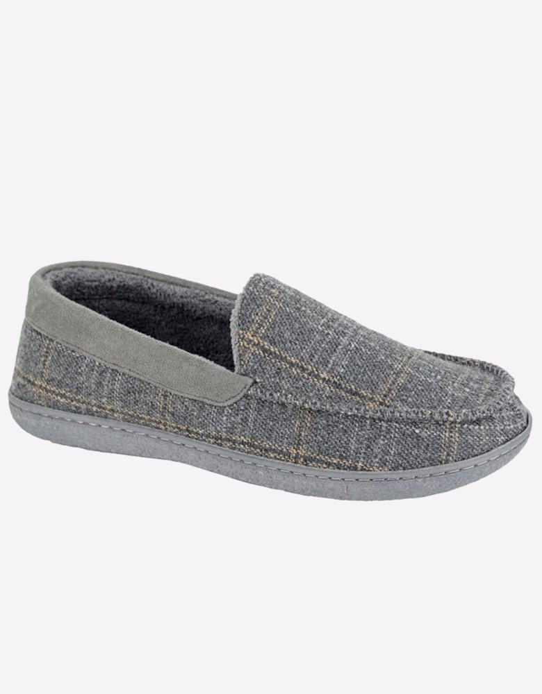 Zedzzz Neville Moccasin Mens Grey