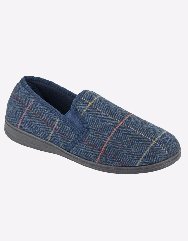 Zedzzz Kenny Mens Slippers Navy