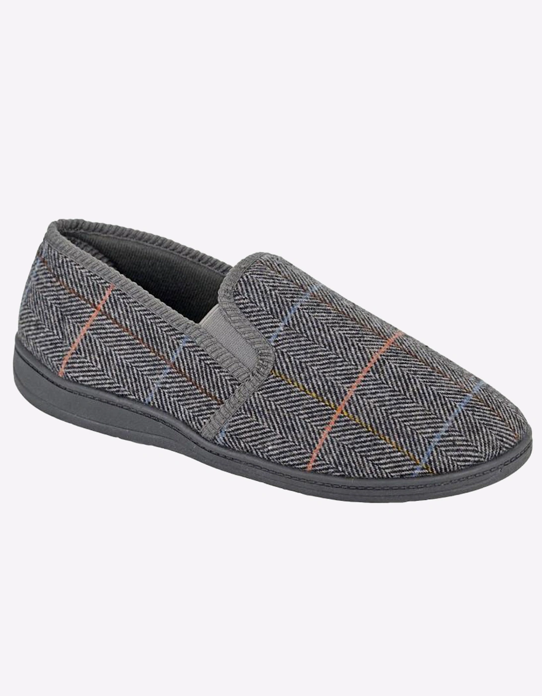 Zedzzz Kenny Mens Slippers Grey