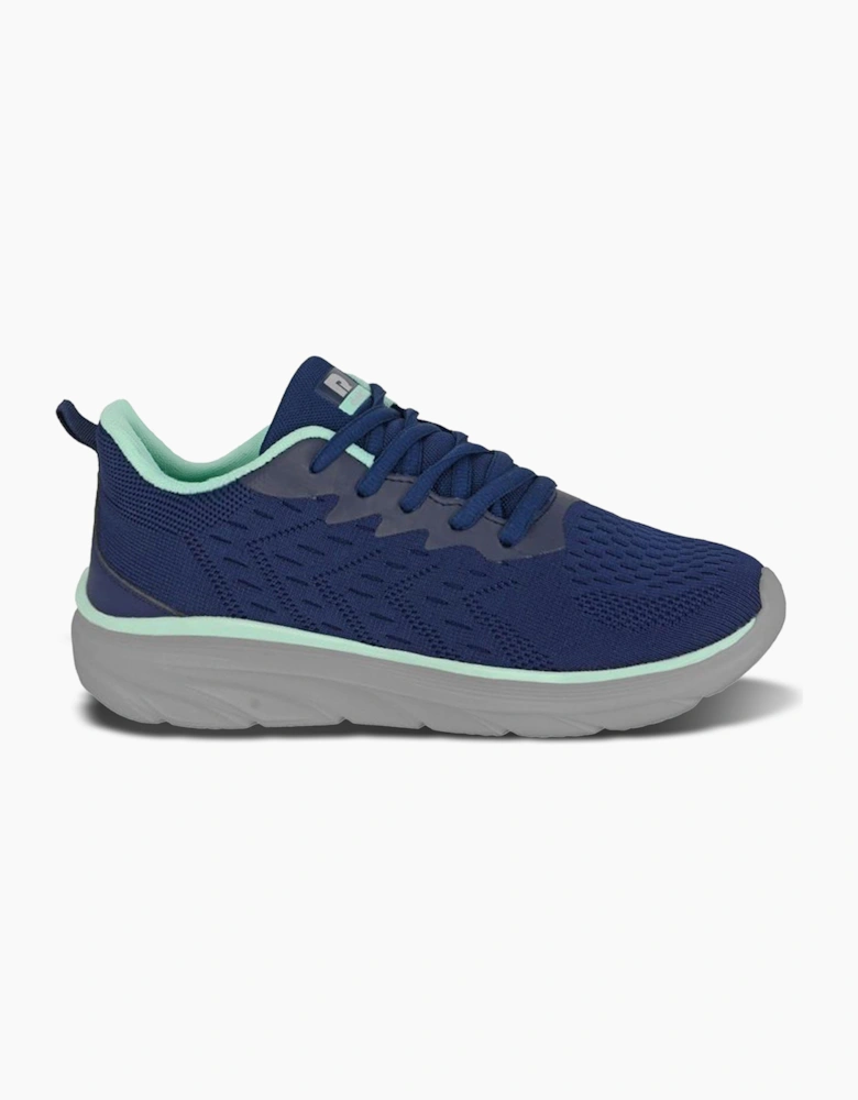 Dek Heron Memory Foam Womens Trainers Navy