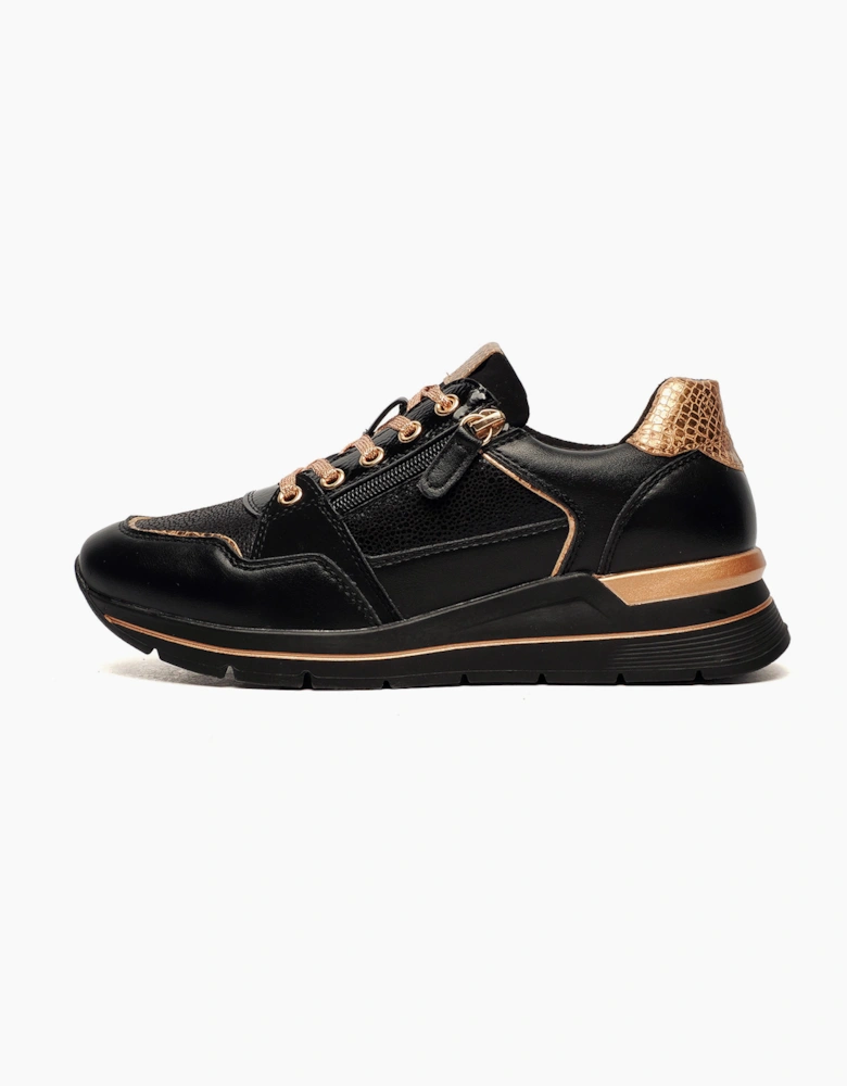 Cipriata Clelia Womens Trainers Black / Gold