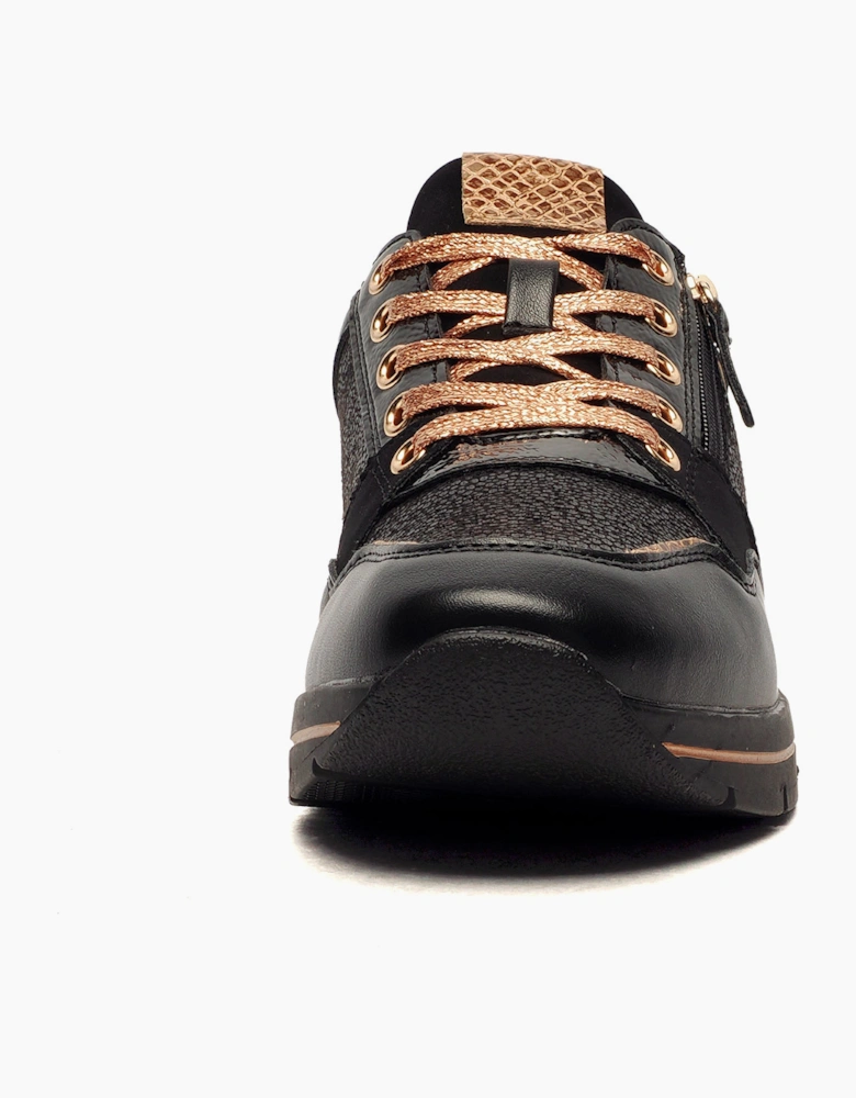 Cipriata Clelia Womens Trainers Black / Gold