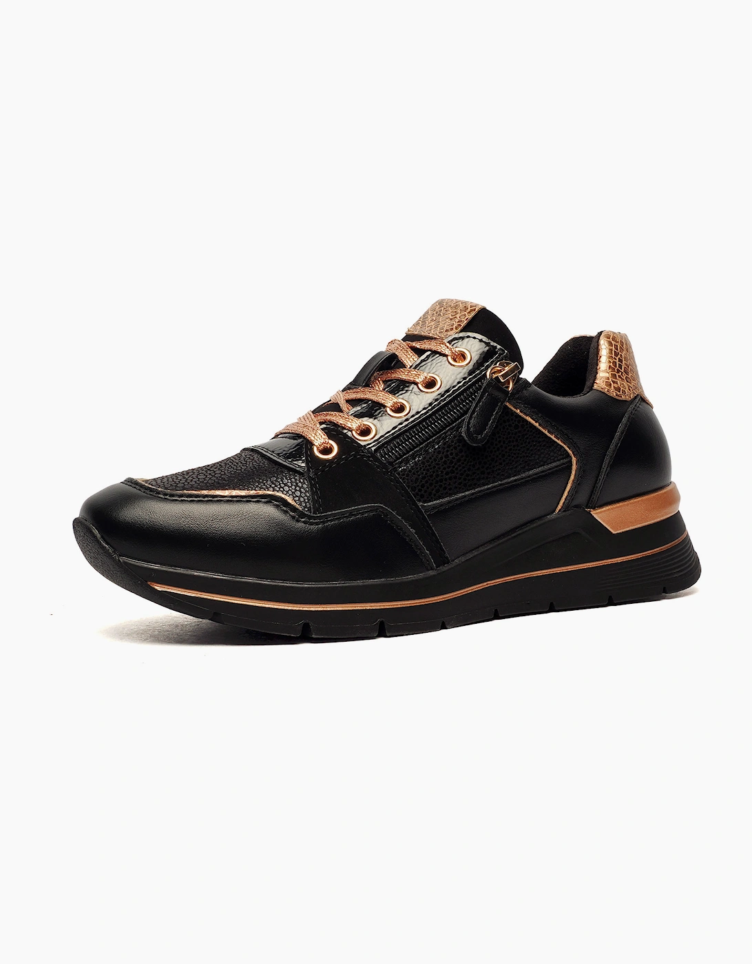 Cipriata Clelia Womens Trainers Black / Gold