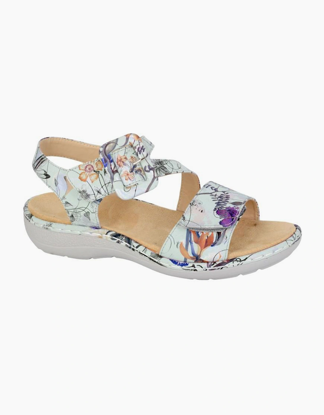 Cipriata Ciretta Womens Sandals Silver Floral