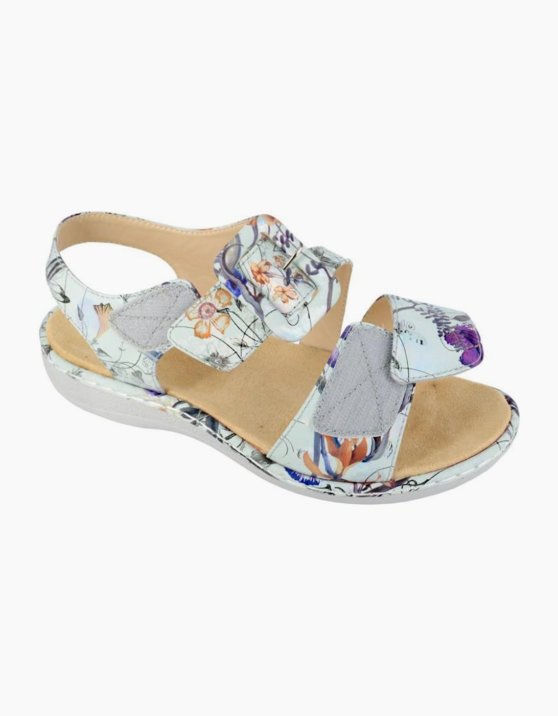 Cipriata Ciretta Womens Sandals Silver Floral