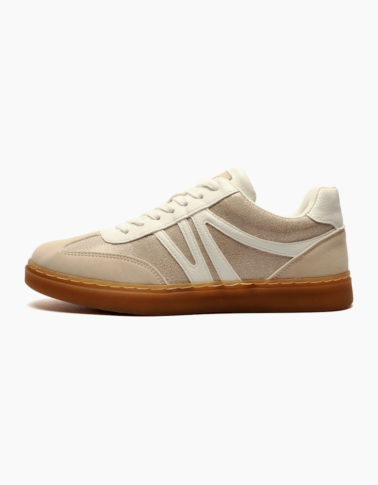 Cipriata Reda Womens Trainers Gold