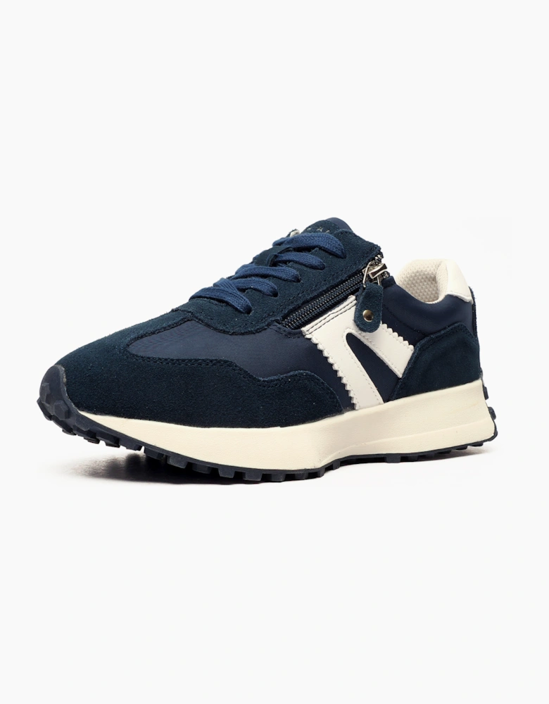 Cipriata Ferrara Memory Foam Womens Trainers Navy