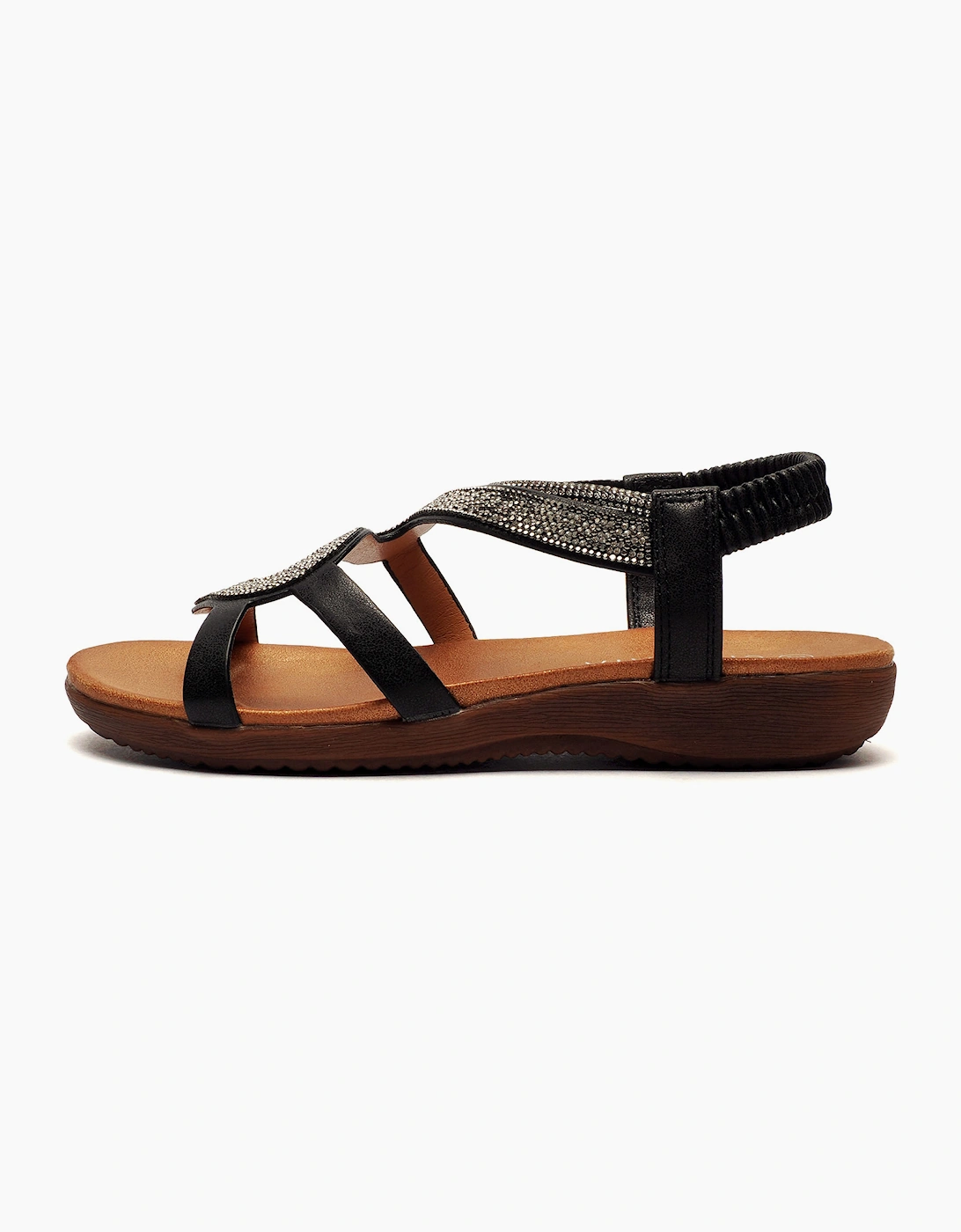 Cipriata Serpent Womens Sandals Black