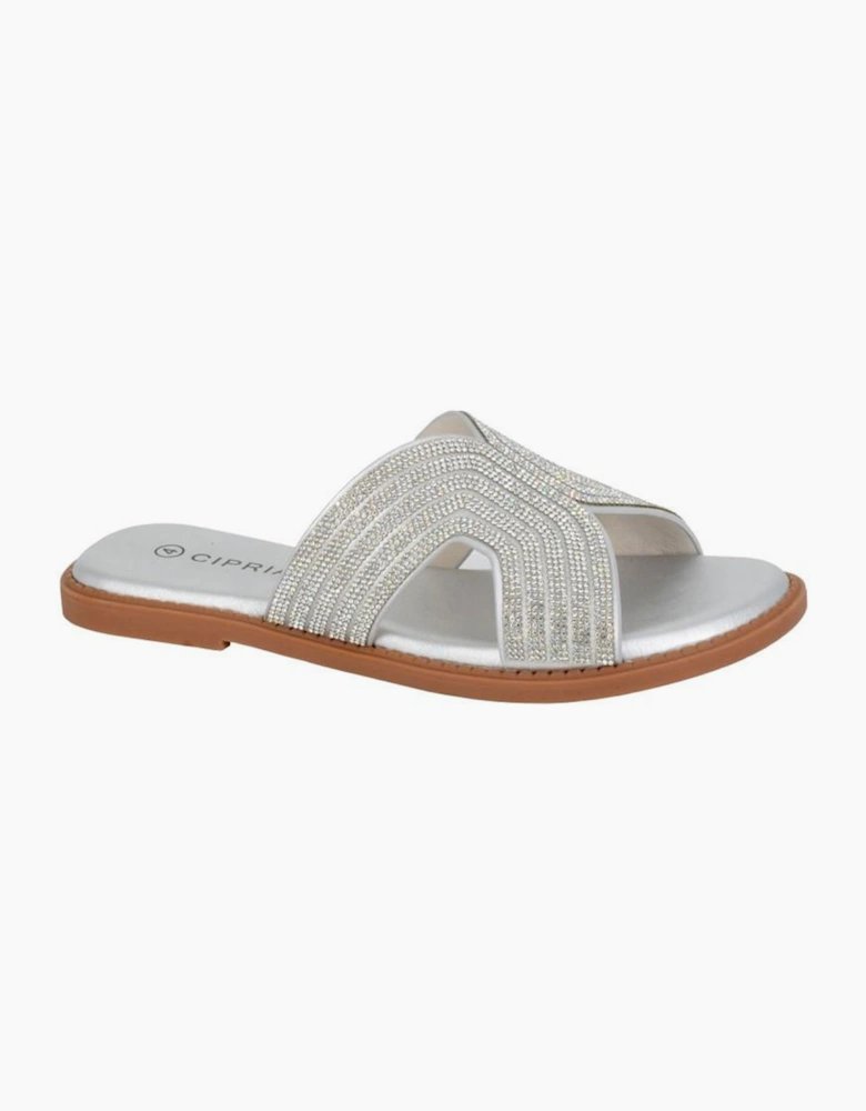 Cipriata Celina Womens Sandals Silver