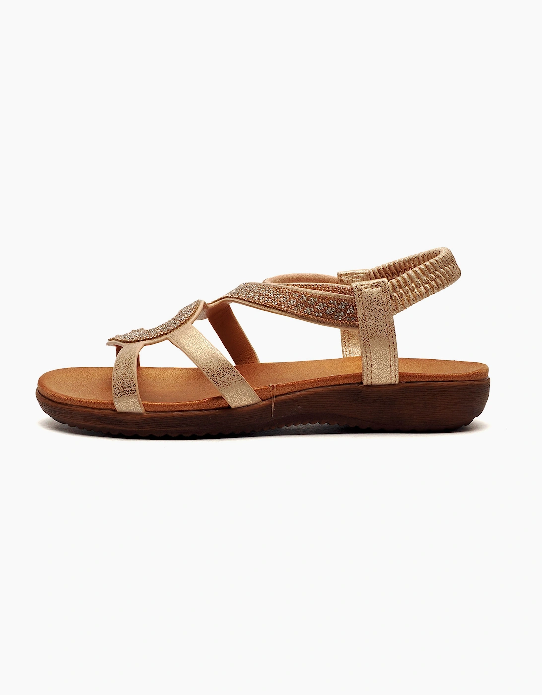 Cipriata Serpent Womens Sandals Gold