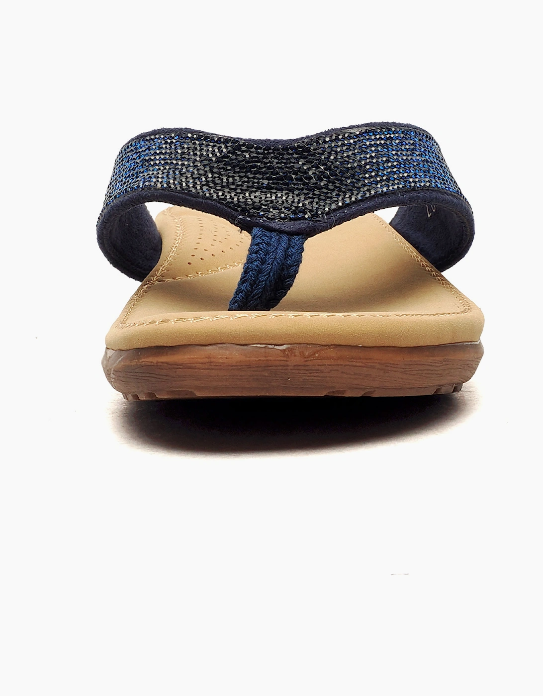 Cipriata Alcee Diamante Womens Sandals Navy