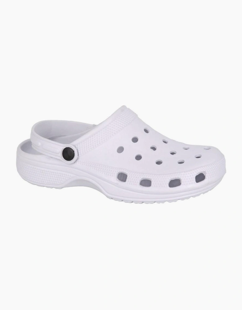 Dek Swing Bar Womens Clogs White