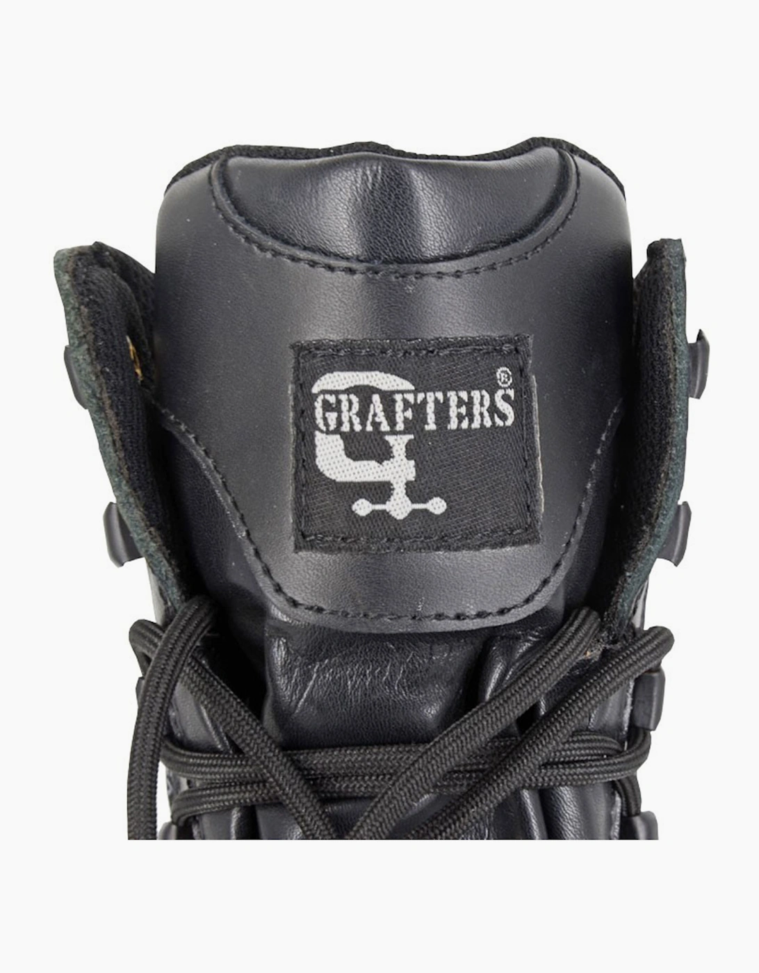 Grafters Commander Mens Waterproof Combat Boots Black