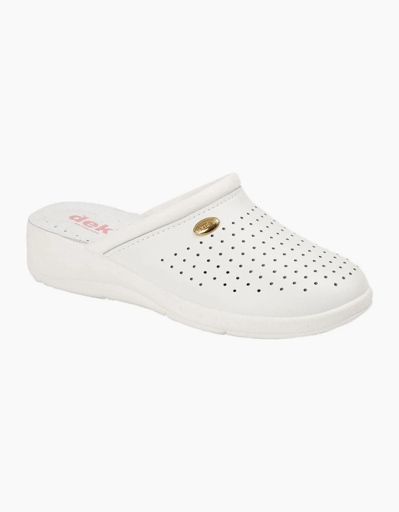 Dek Isla Womens Clogs White