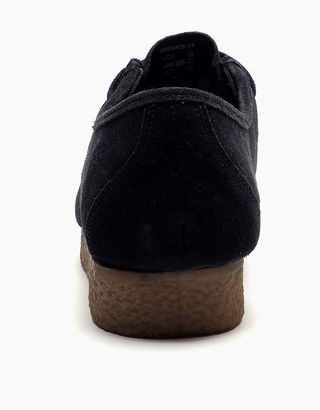 Roamers Trapper Leather Mens Shoes Navy