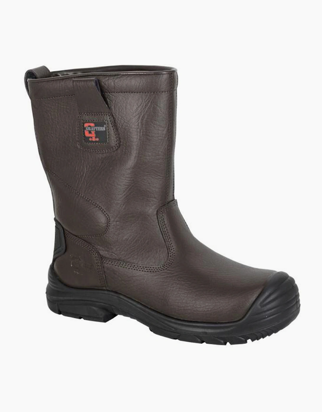 Grafters Mens Safety Rigger Boots Brown