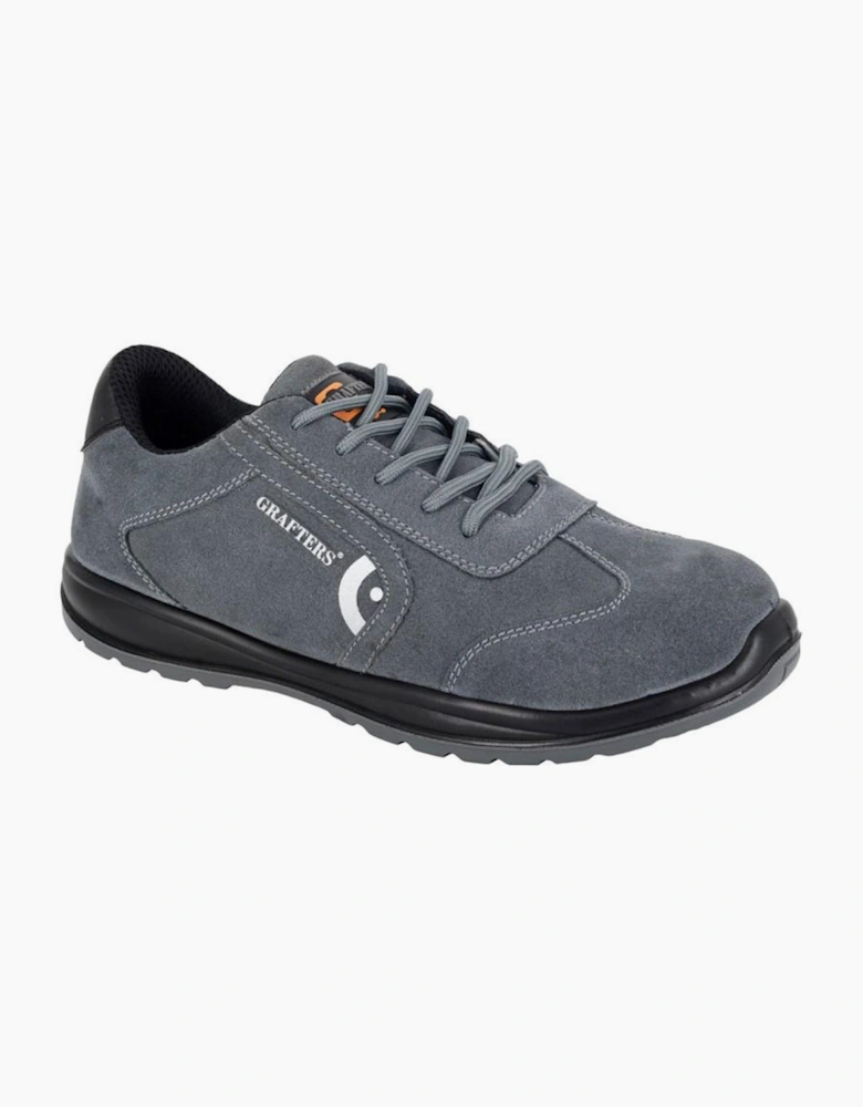 Grafters Grafter Force Unisex Safety Trainers Grey