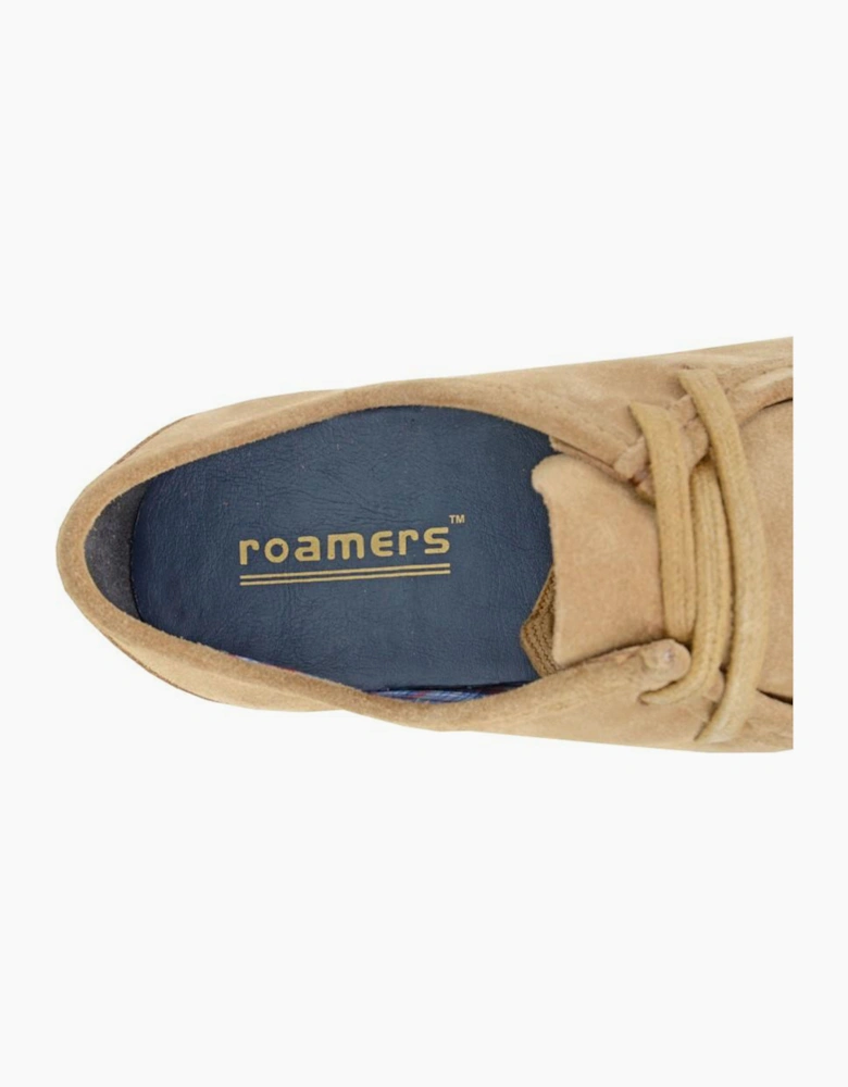 Roamers Trapper Leather Mens Loafer Shoes Tan