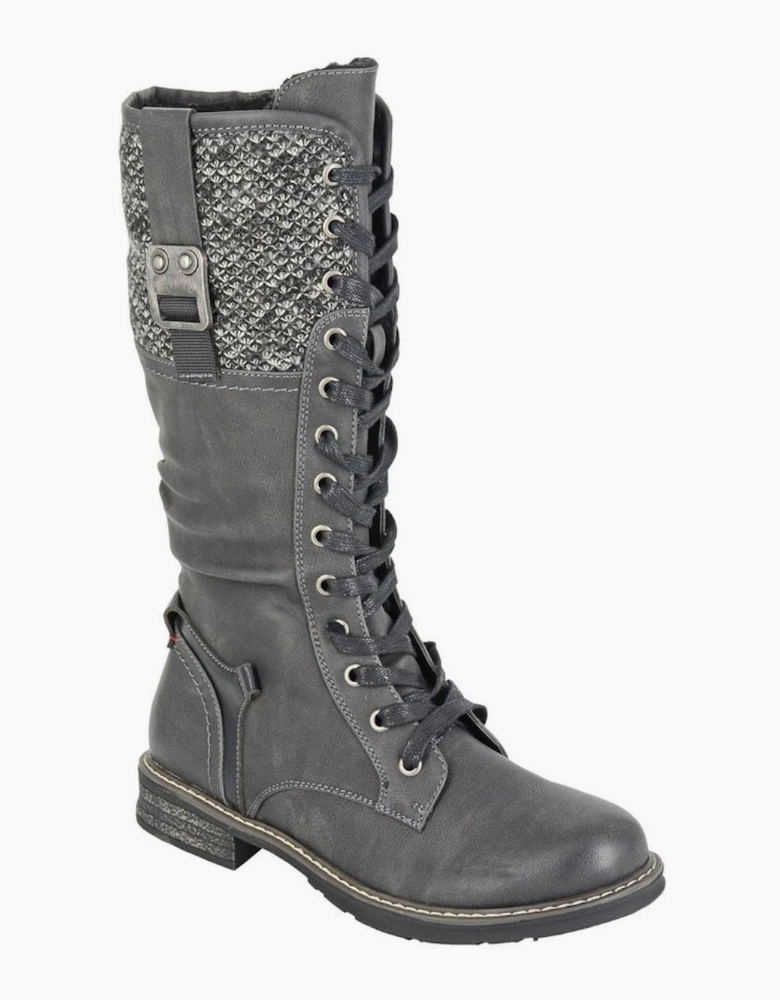 Cipriata Gabriela Memory Foam Womens Boots Grey / Black